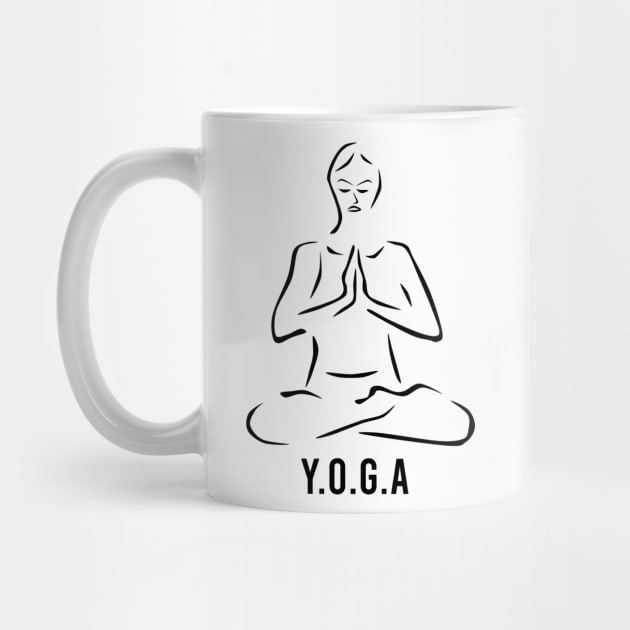 Yoga meditate by cypryanus